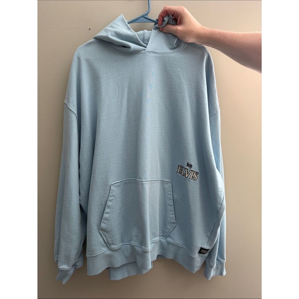 Scotch & Soda Pale Blue 'by ELVIS' Pullover Hoodie